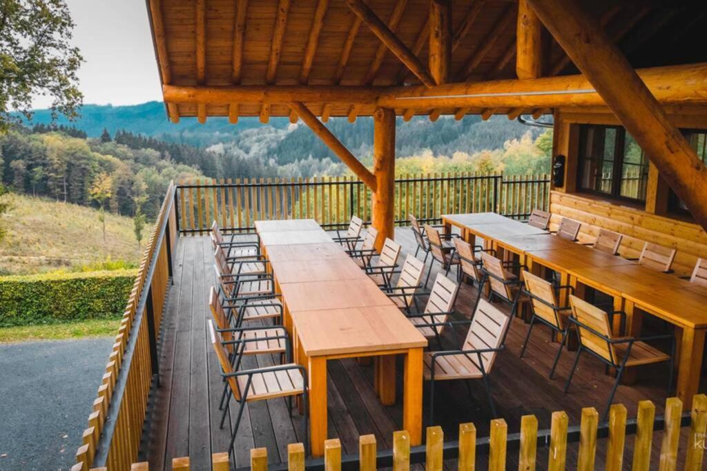La Harde 31 pers Malmedy, vue, wellness, jardin Villa Buitenkant foto